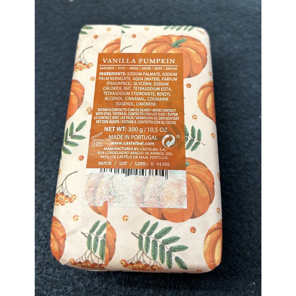 2 Bars Castelbel Autumn Leaves & Pumpkins Please Pumpkin & Vanilla Pumpkin Soap - Picture 5 of 6